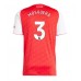 Arsenal Cristhian Mosquera #3 Hjemmedrakt 2025-26 Korte ermer